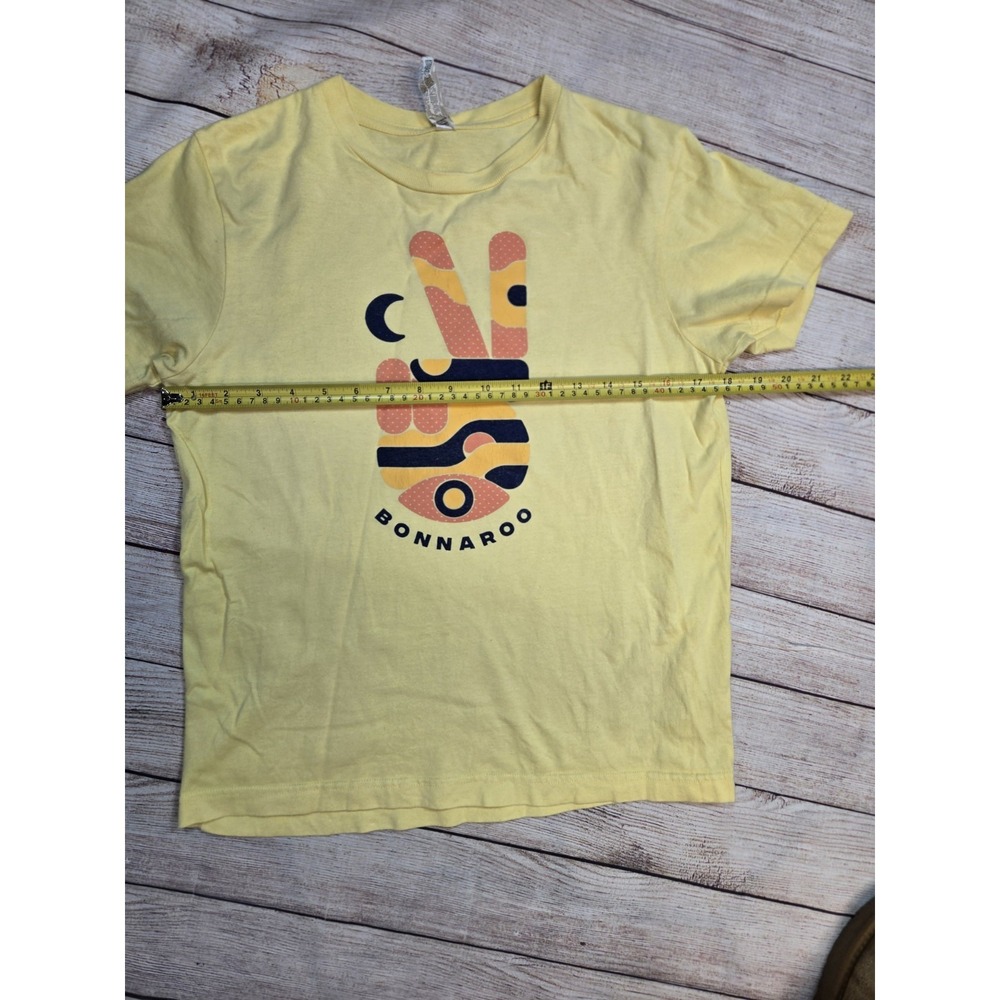 Vtg Authentic Bonnaroo Fingers Peace Sign Music Festival Concert Tour Shirt Med - Picture 6 of 8